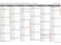 Kalender 2025-2026 mit Namen und Monaten, Rheinland-Pfalz.