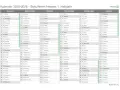 Kalender 2025-2026 Hessen mit Namen und Monaten.