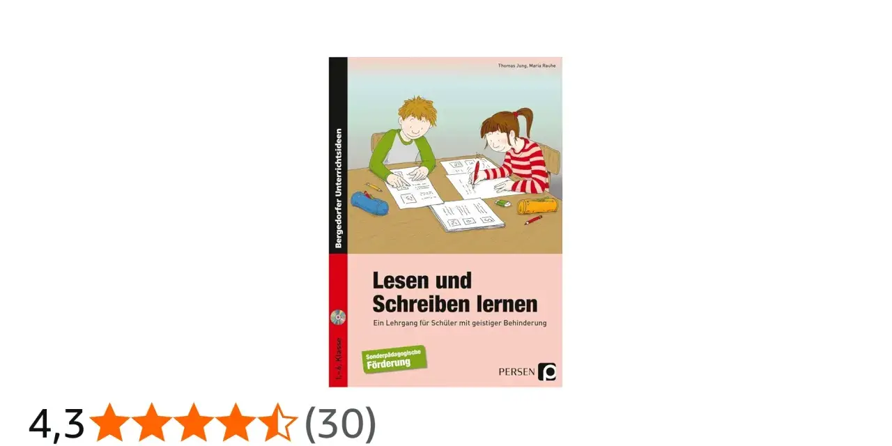 Zwei Kinder lernen lesen und schreiben. Sie üben den Umgang mit dem **konsonant**en Laut, um Wörter zu bilden.