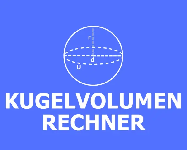 Kugelvolumen Rechner: Eine schematische Darstellung einer Kugel mit Radius (r), Durchmesser (d) und Umfang (U) zur Berechnung des Kugelvolumens.
