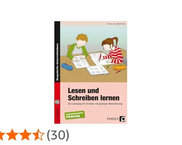 Zwei Kinder lernen lesen und schreiben. Sie üben den Umgang mit dem **konsonant**en Laut, um Wörter zu bilden.