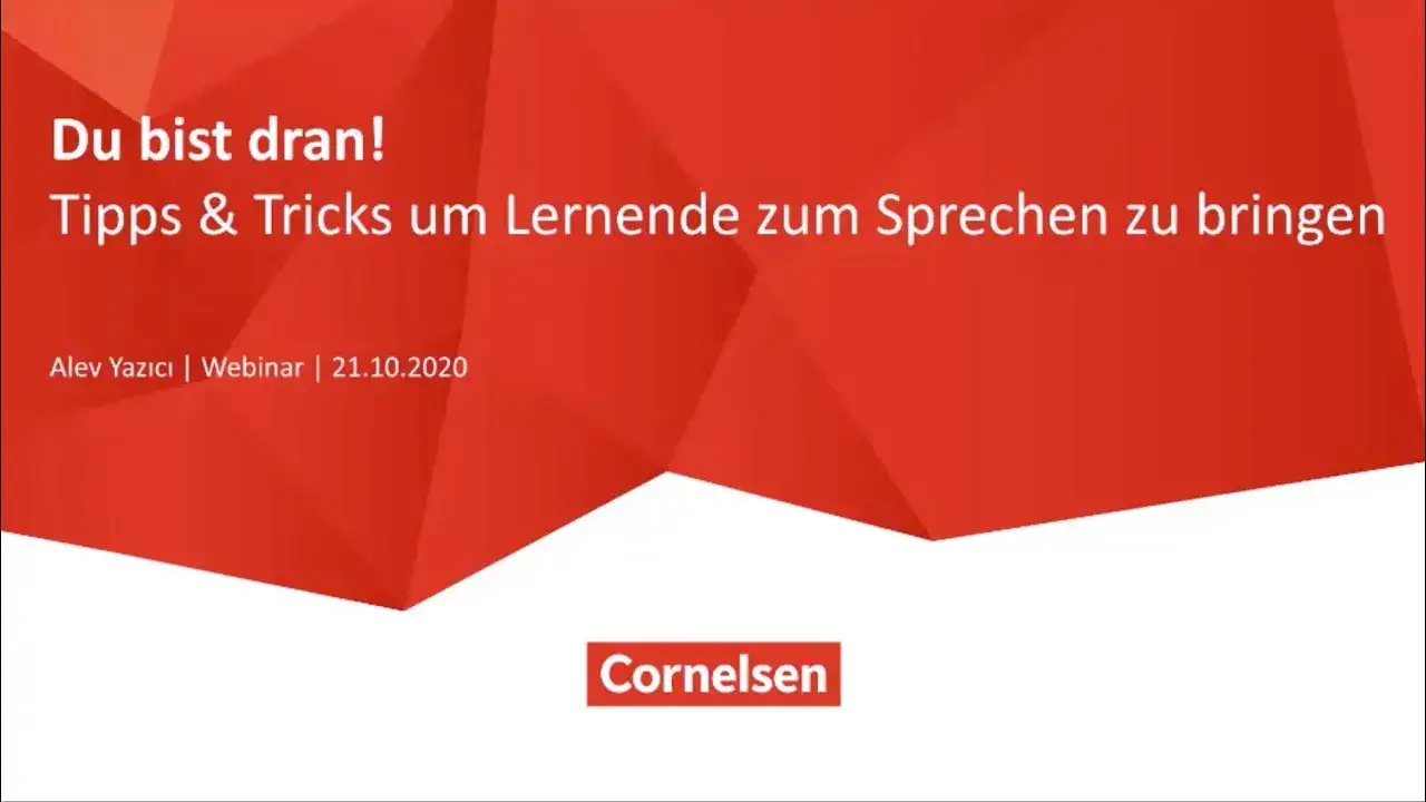 Zdjęcie Webinare für Deutschunterricht: So verbessern Sie Ihre Lehrmethoden